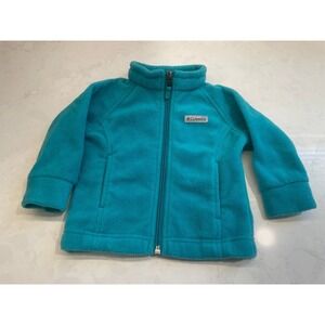 Beautiful Columbia Girls' Infant Fleece Jacket Size 6-12 Months.